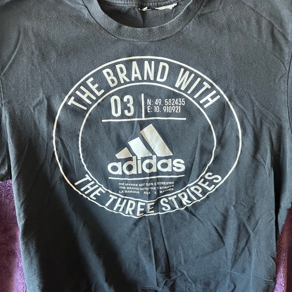 Adidas Black Tshirt